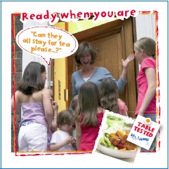 Ready when you're children are? recipes for tea time