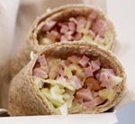 ham and pineapple wrap
