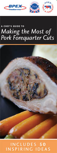 Pork forequarter specifications and recipes booklet